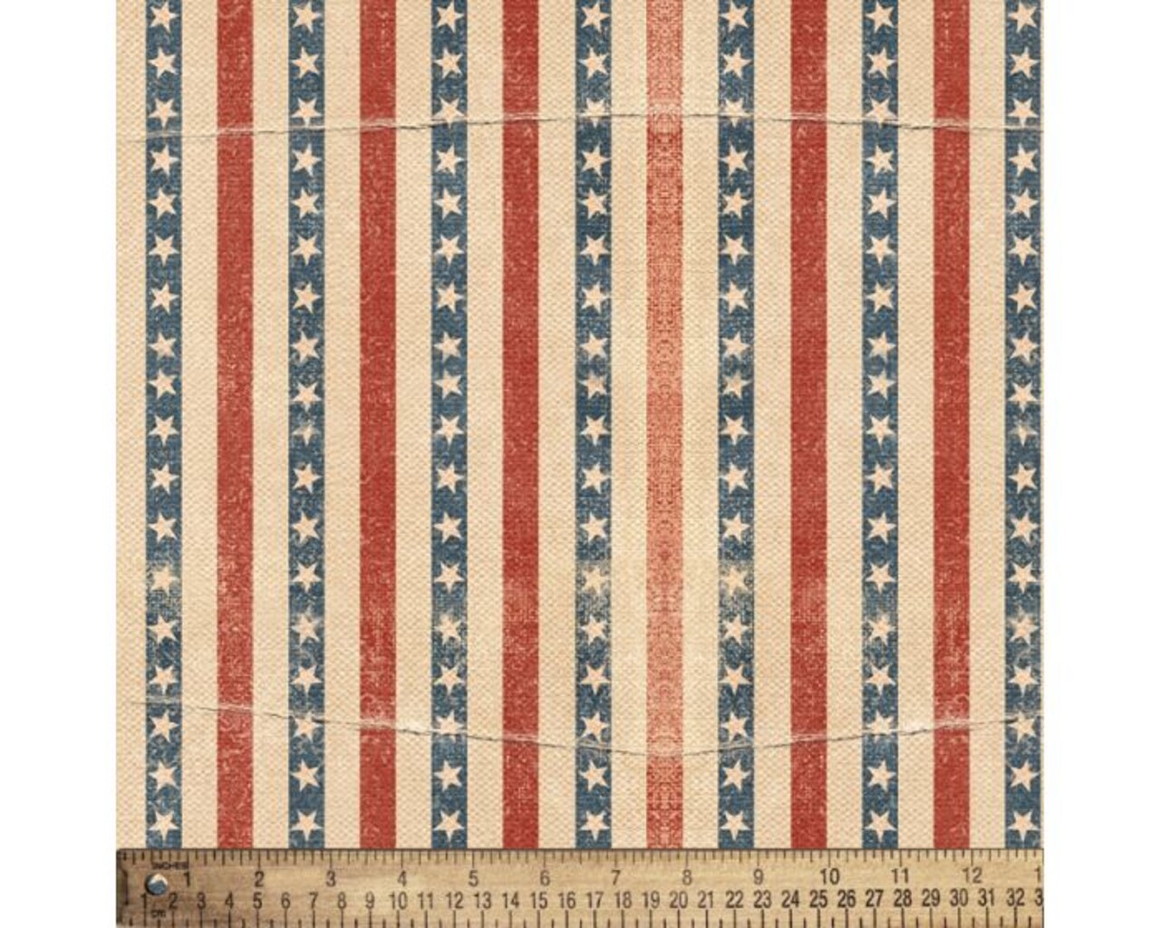American Stars Stripes Digital Cotton Print Fabric | By The Yard | Sewing and Crafting | 44 inches wide